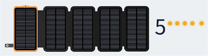 Solar Power Bank with High Capacity Bowlift