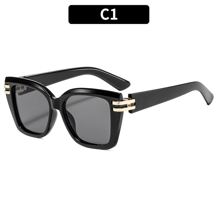 Elegant Oversized Square Frame Sunglasses  1787664505