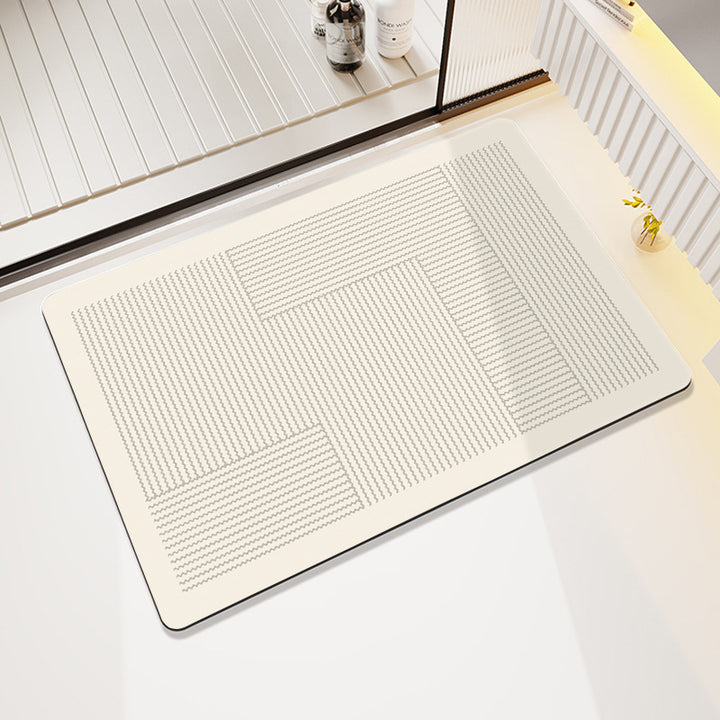 Stylish Abstract Bath Mat Bowlift