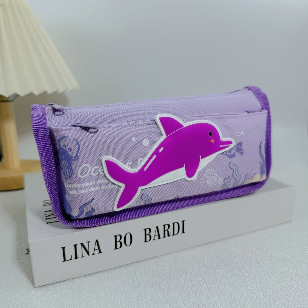 Cute Dolphin Design Pencil Case Bowlift