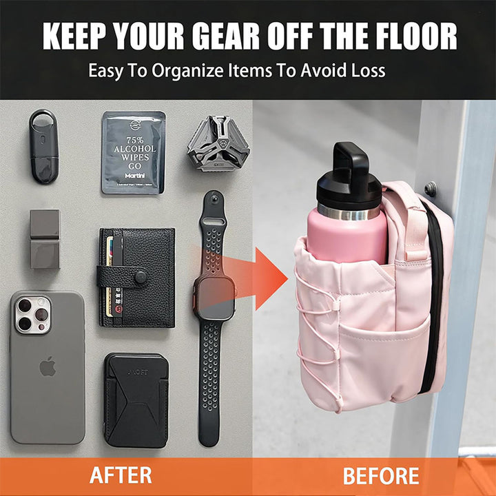 Multifunctional bottle and gadget bag Bowlift