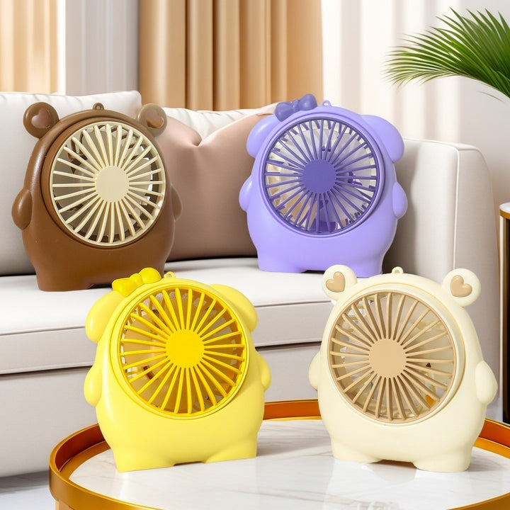 Portable Mini Hand Fan with Fun Design Bowlift