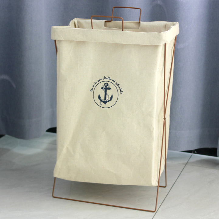 Decorative laundry basket with inspiring quotes Bowlift