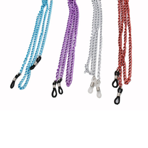 Lightweight Metallic Eyewear Chain Bowlift