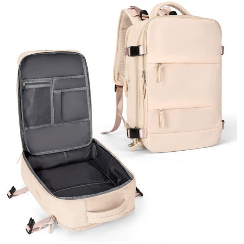 Multi-Compartment Travel Backpack Bowlift