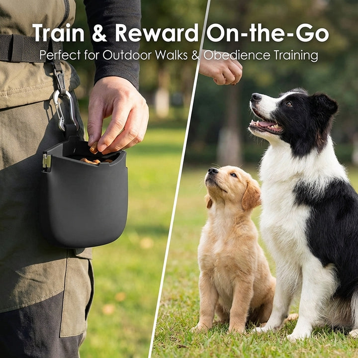 Silicone Dog Treat Pouch Bowlift