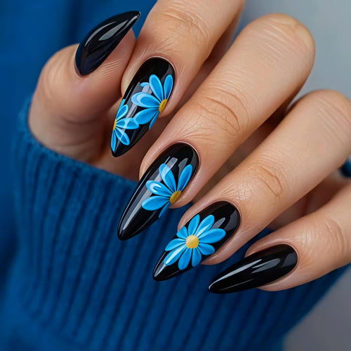Artistic Floral Design Nail Art Bowlift