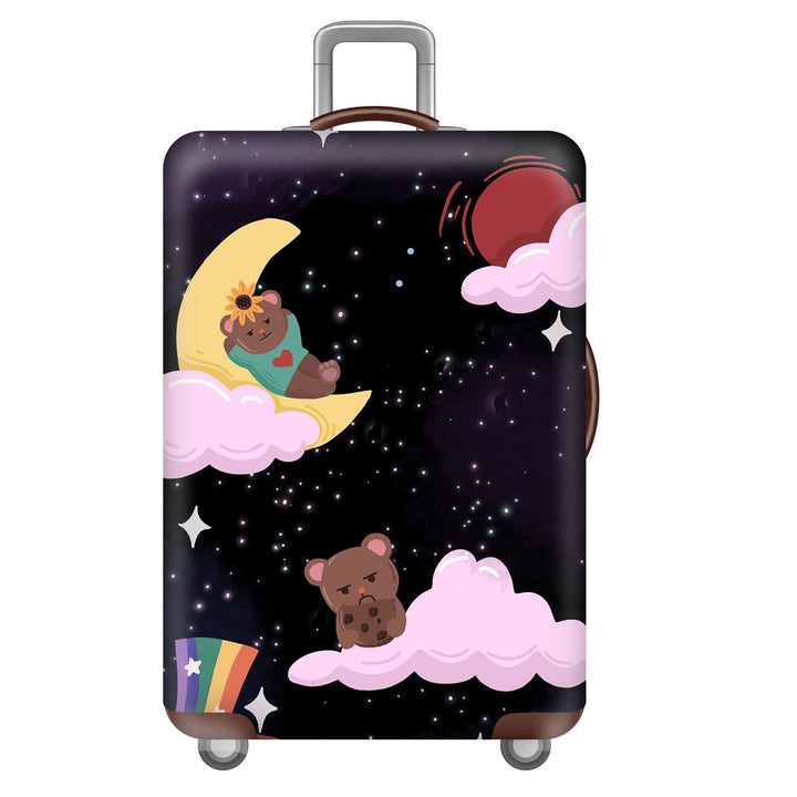 Women's Hard Shell Suitcase with Cheerful Bowlift Design