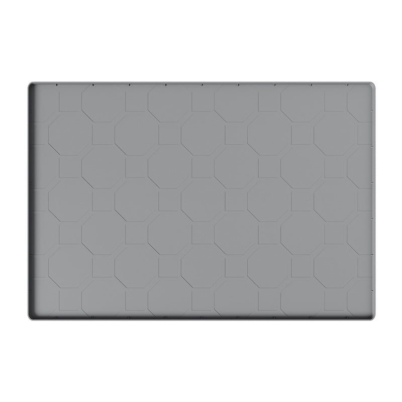 Non-Slip Silicone Utility Tray with Hex Grid Drainage Bowlift
