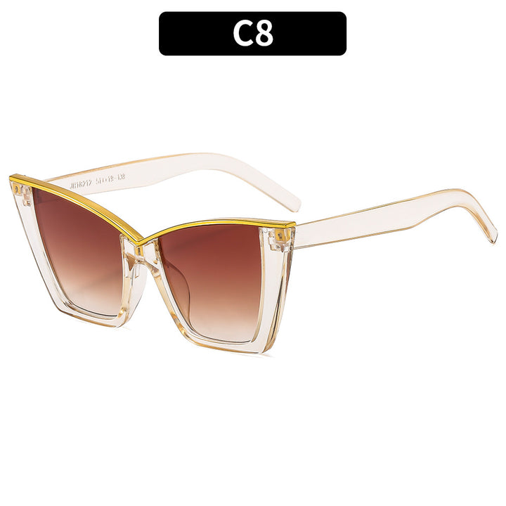 Architectural Cat-Eye Sunglasses