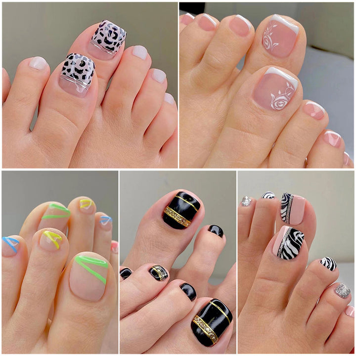 Artistic Toenail Design with Divine Butterfly Design Bowlift