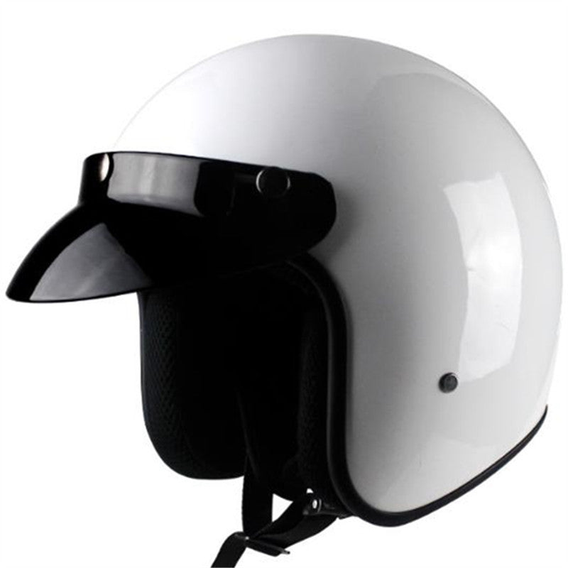 Vintage Motorcycle Helmet Bowlift