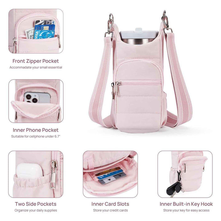 Practical shoulder bag with integrated card pocket Bowlift