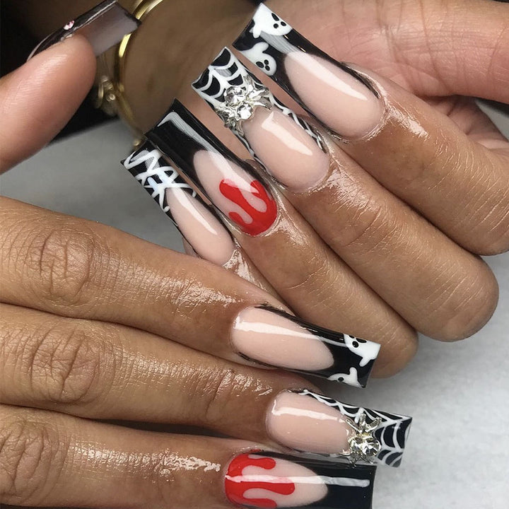 Halloween Themed 3D Decorative Nail Art Extensions Bowlift