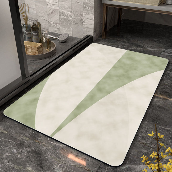 Stylish Abstract Bath Mat Bowlift