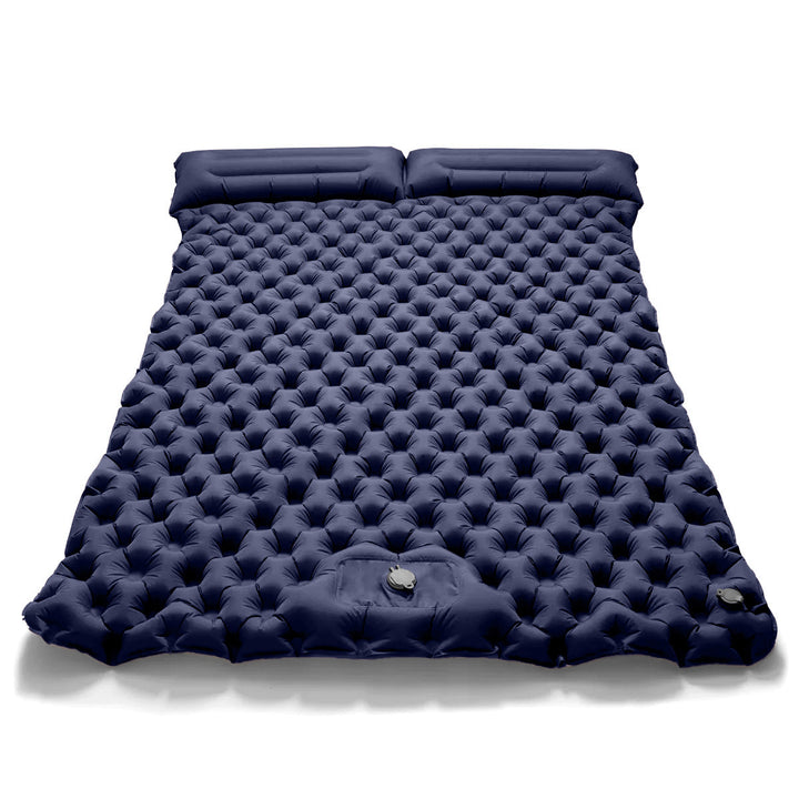 Inflatable Comfort Mattress with Ergonomic Headrest Bowlift