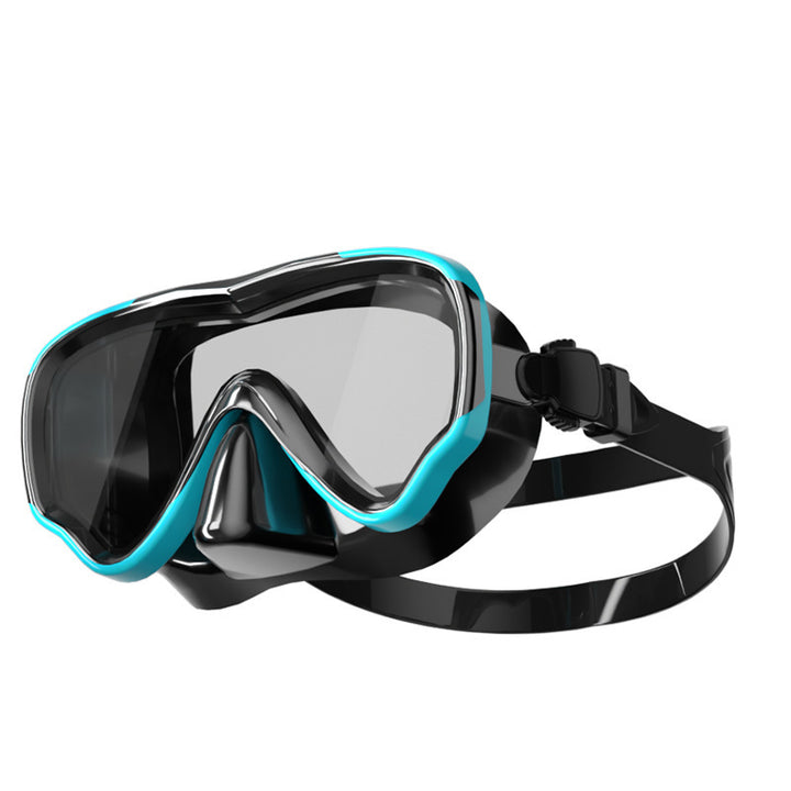 Diving mask with anti-fog technology and wide field of vision Bowlift