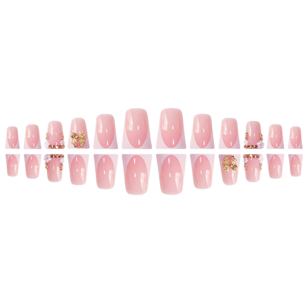 Decorative Press-On Nail Art Set Bowlift