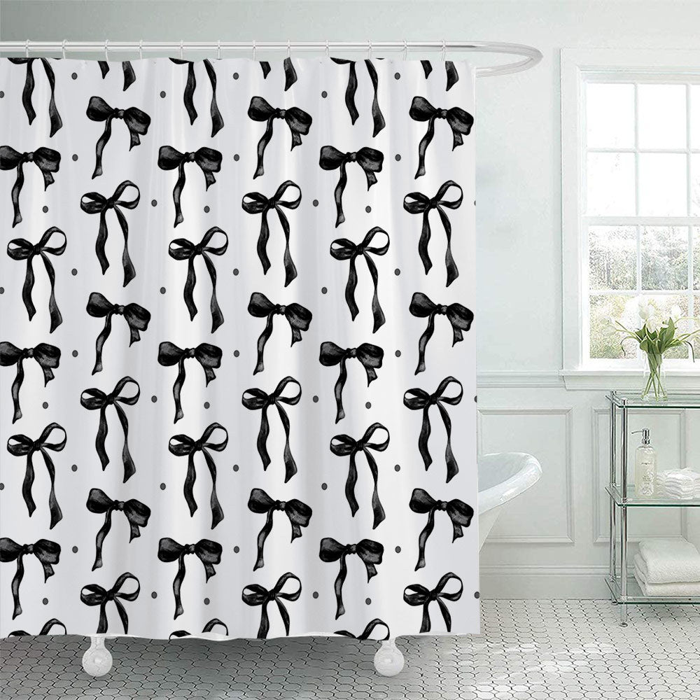 Decorative Shower Curtain Bowlift