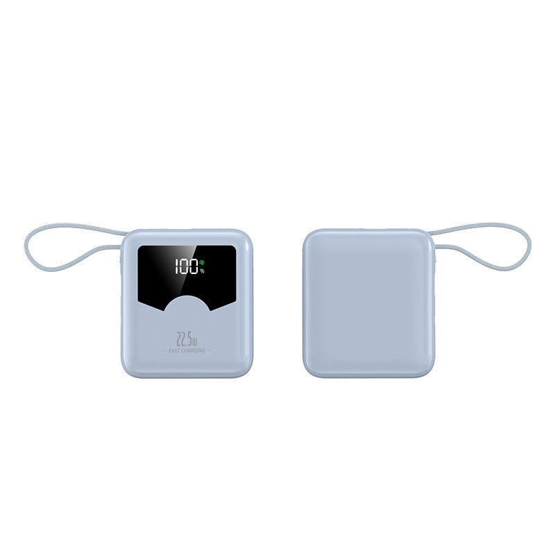 Portable power bank with digital charging display and fast charging function Bowlift