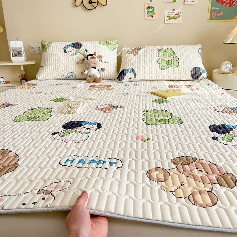 Playful Rabbit-Themed Quilted Bedspread Set
