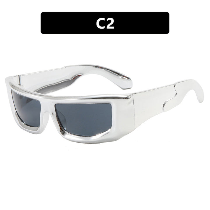 Ladies Sporty Sunglasses with Stylish Metal Frame Bowlift