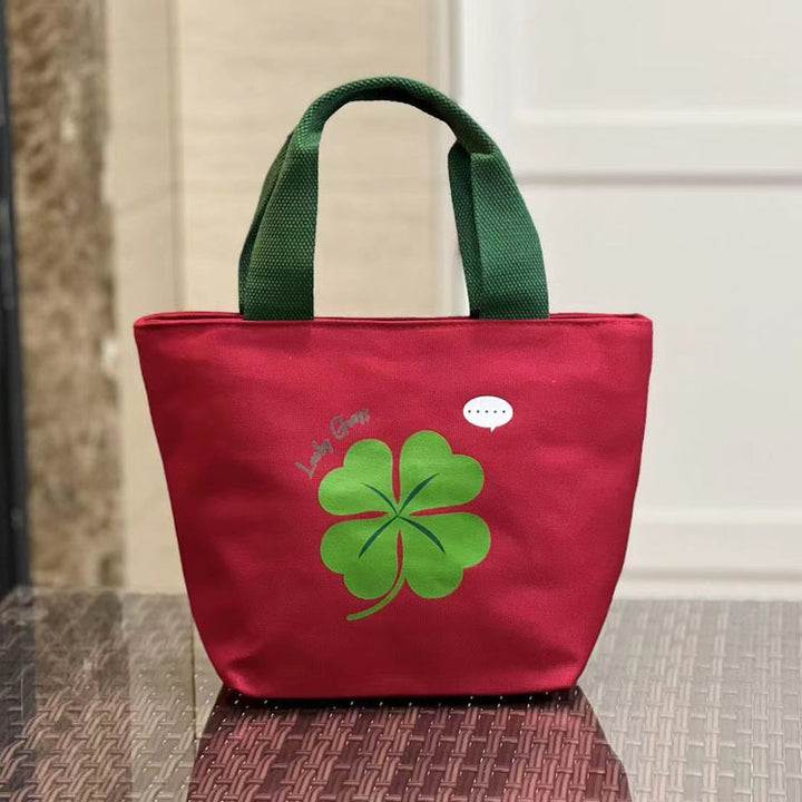 Cute Bear Print Lunch Tote Bowlift