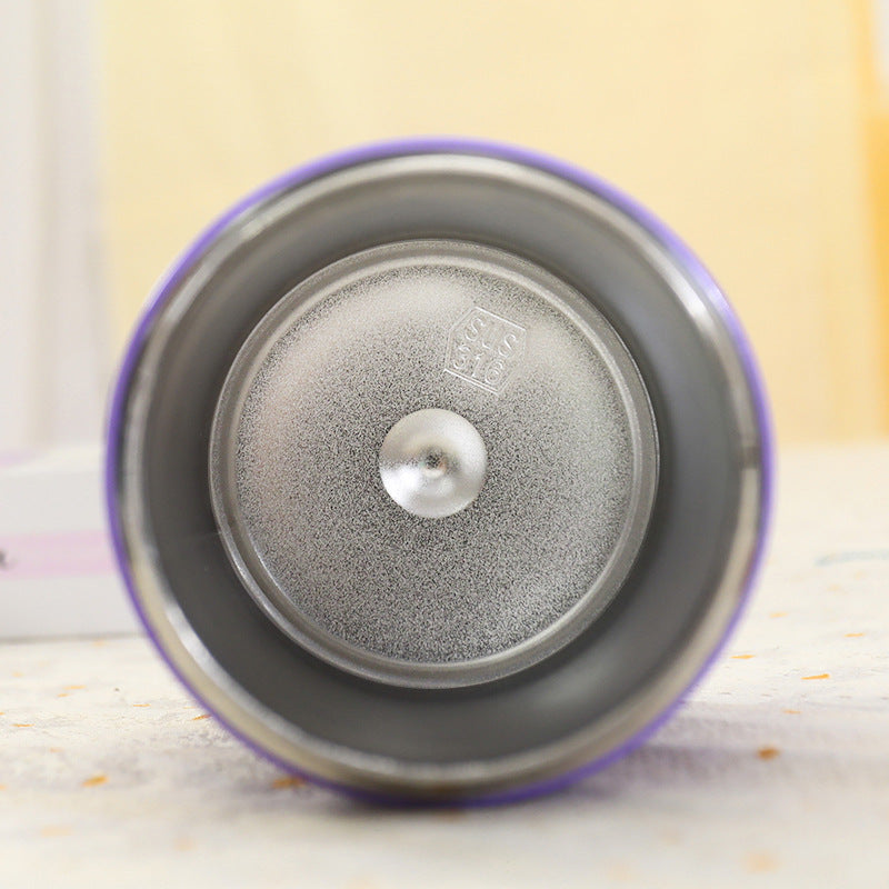 Insulated drink bottle with cute lid Bowlift