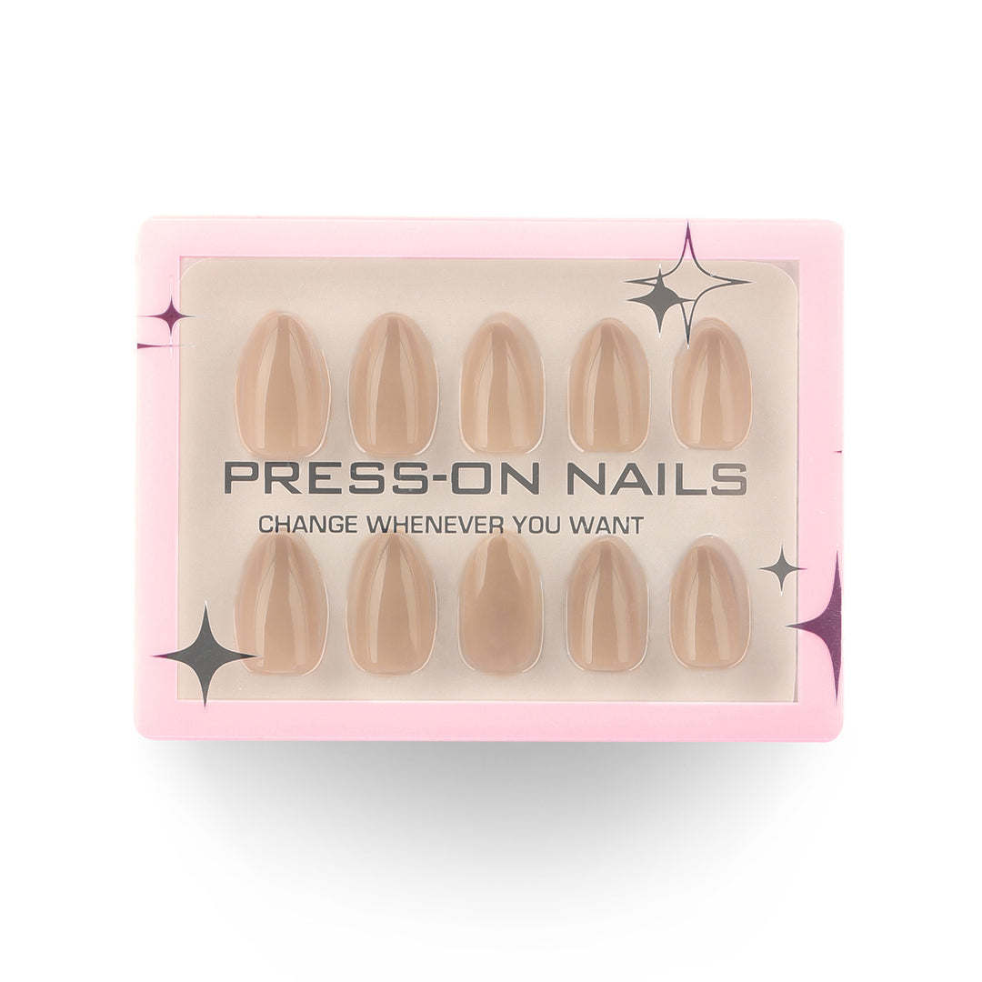 Artificial press-on nails in elegant oval design Bowlift