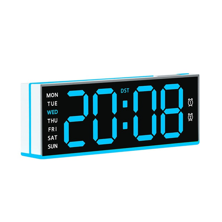 Digital alarm clock with large LED display and dual alarm function Bowlift