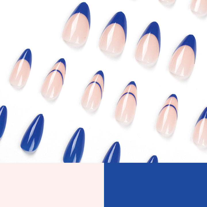 Elegant Nail Extensions with Modern Color Accents Bowlift