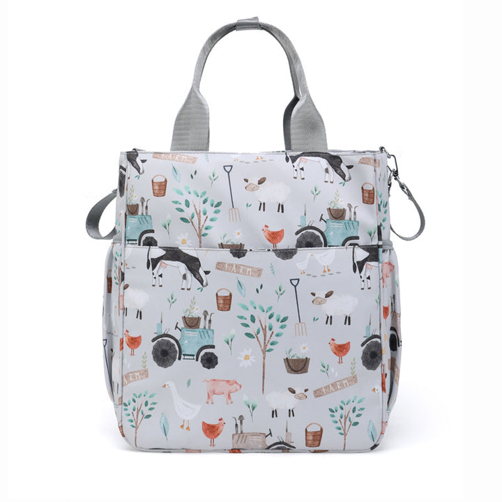 Stylish Flamingo Print Tote Bowlift