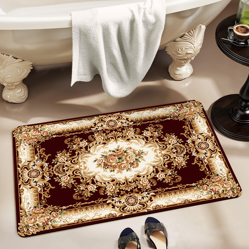 Ornate Decorative Bath Mat Bowlift