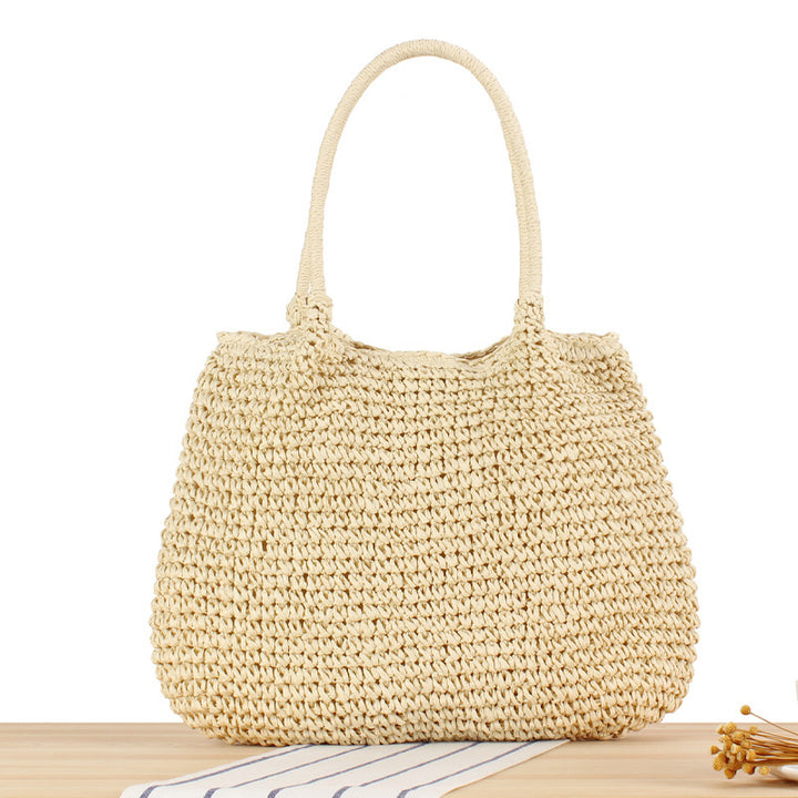Large, Handcrafted Rattan Shopper Bowlift