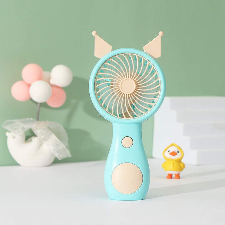 Unisex Portable Hand Fan with Creative Animal Design Bowlift