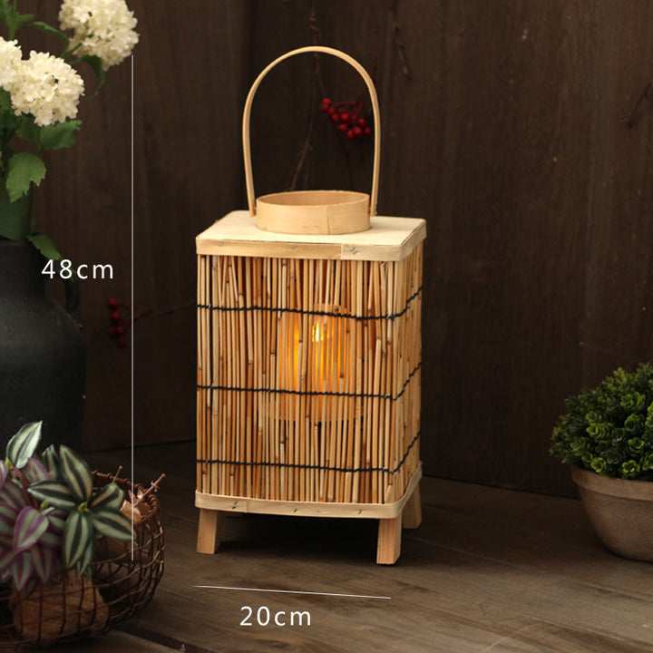 Stylish lantern made of natural materials Bowlift