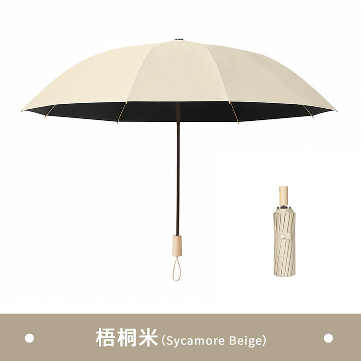 Women's automatic windproof umbrella with UV protection Bowlift
