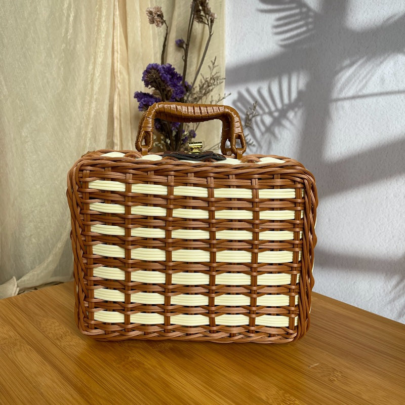 Women stylish picnic basket Bowlift