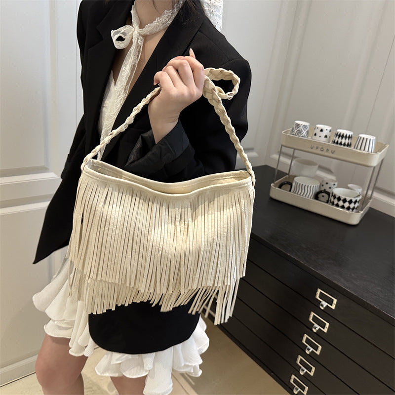 Bohemian Fringe Shoulder Bag Bowlift