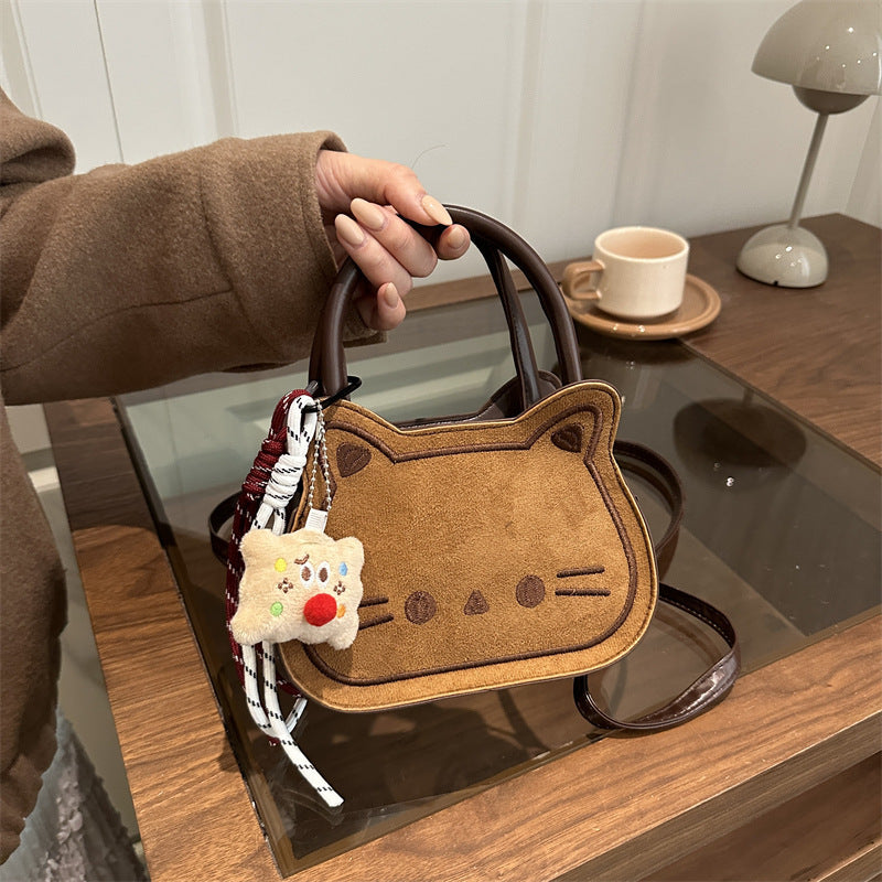 Cute Cat-Shaped Handbag Bowlift