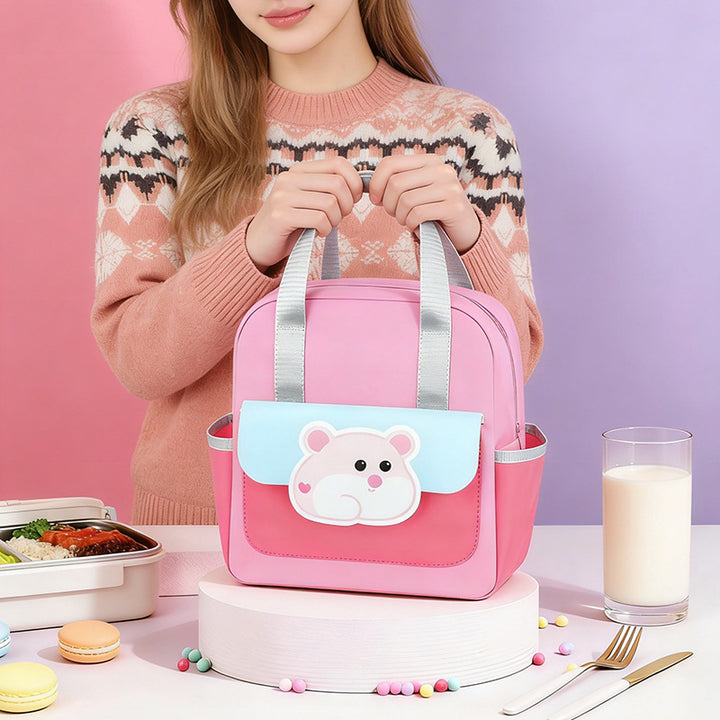 Fun Bear-Themed Insulated Lunch Tote Bowlift