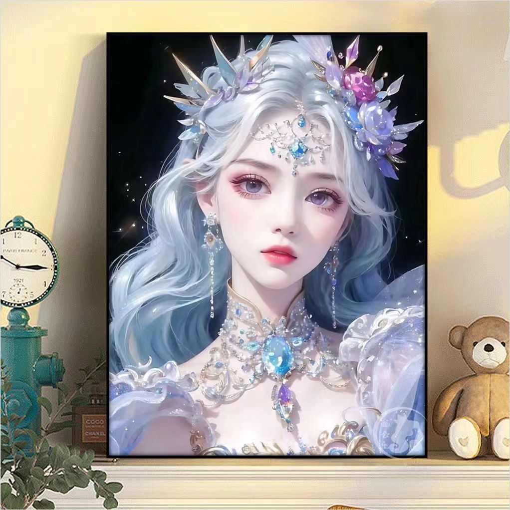 Fantasy Character Portrait Canvas Art Print Bowlift
