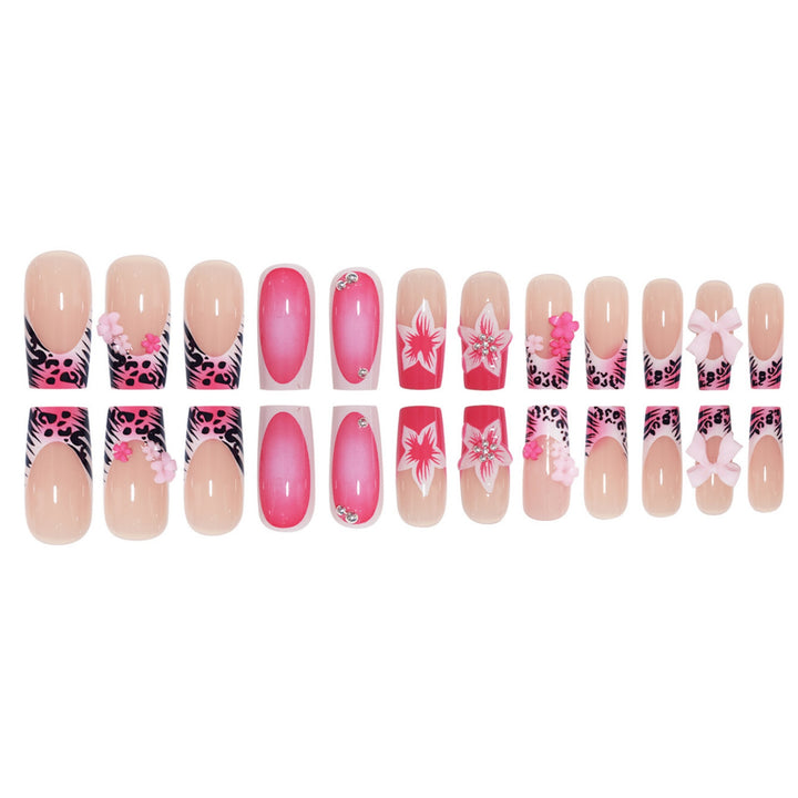 Floral Elegant Press-On Nail Extensions Bowlift