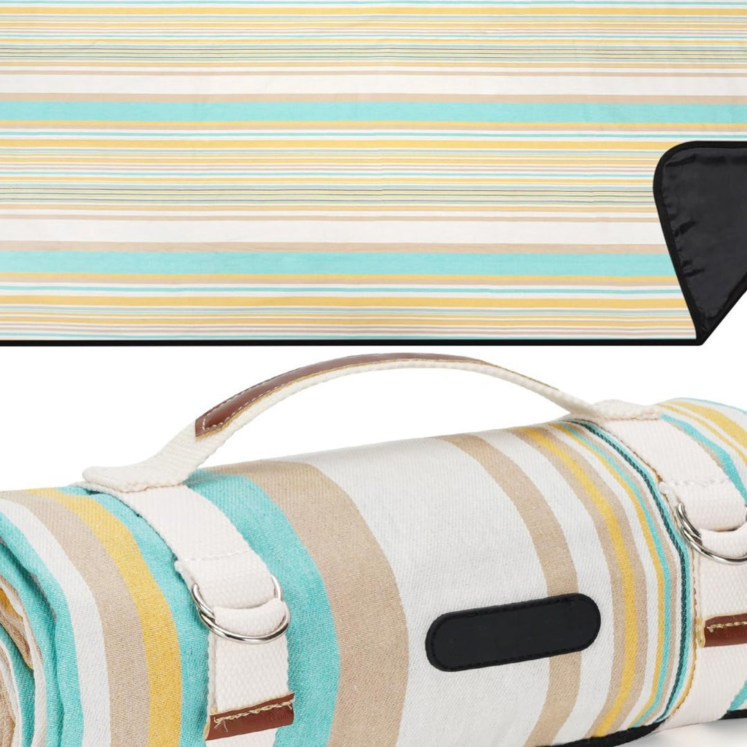Unisex Picnic blanket with water-repellent underside and carrying handle Bowlift