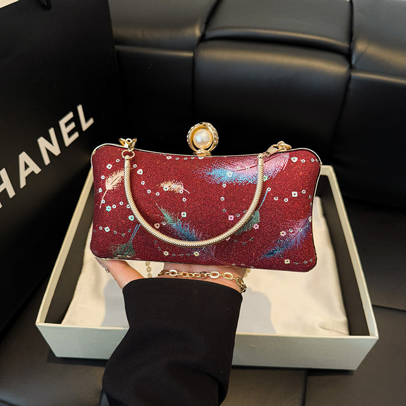 Glittery Evening Clutch Bag Bowlift