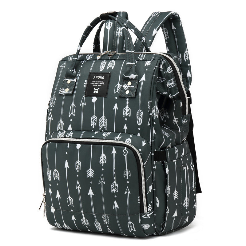 Stylish Striped Backpack Bowlift