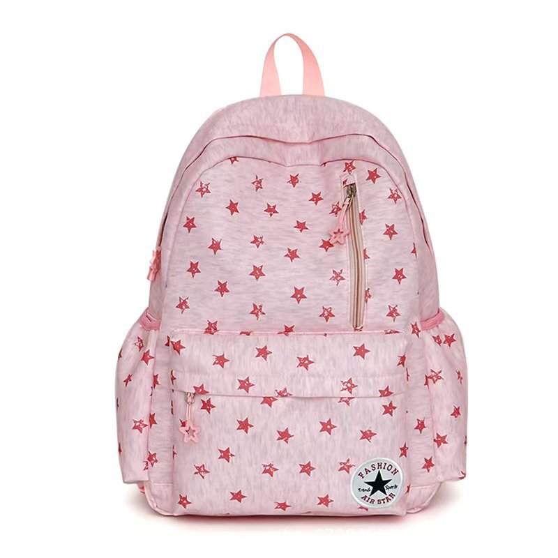 Star-Patterned Outdoor Backpack Bowlift