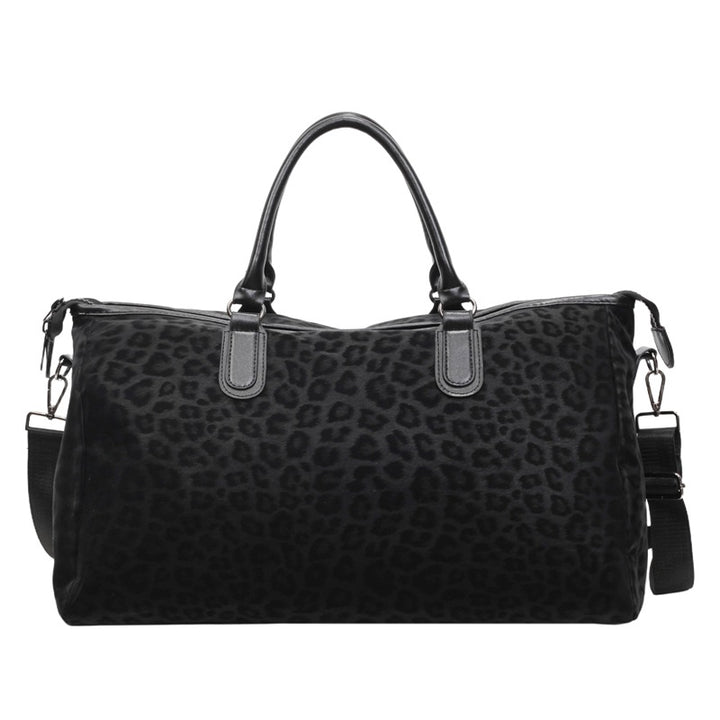 Stylish Leopard Print Travel Duffel Bag