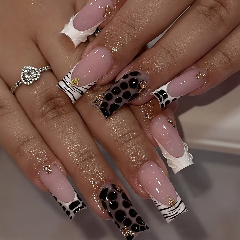 Stylish Decorative Press-On Nail Art Tips Bowlift
