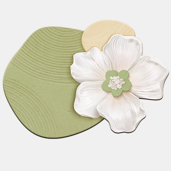 Elegant Floral Table Mat